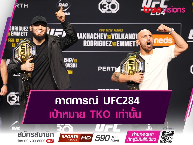 UFC284 อิสลาม มัคฮาเชฟ VS อเล็กซานเดอร์ โวลคานอฟสกี้ 