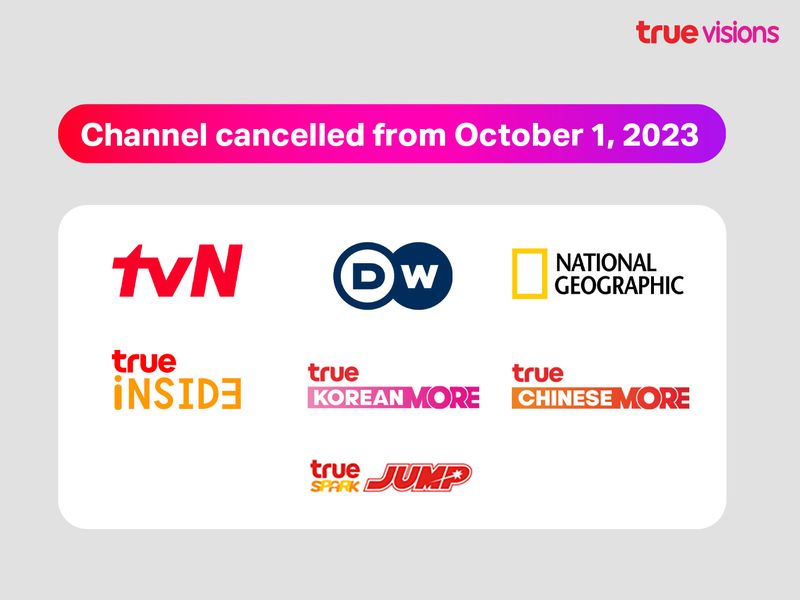 Channel cancelled from October 1, 2023