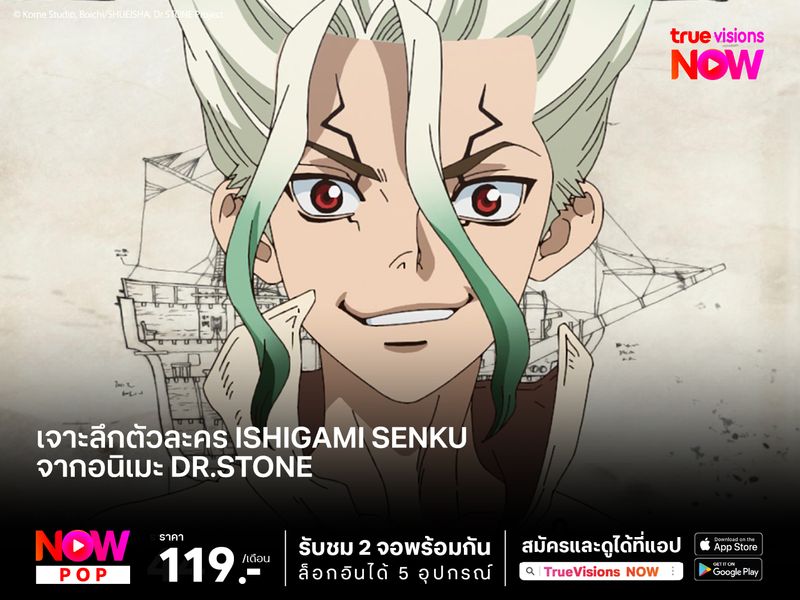 เจาะลึกตัวละคร Ishigami Senku จากอนิเมะ Dr.STONE