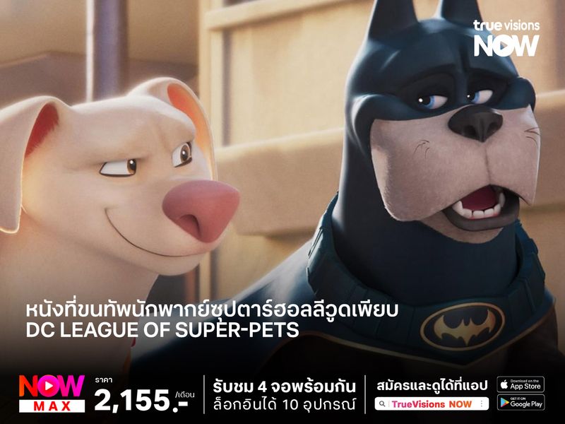 DC LEAGUE OF SUPER-PETS  หนังที่ขนทัพนักพากย์ซุปตาร์ฮอลลีวูดเพียบ