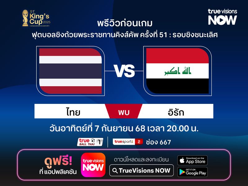 พรีวิวทีมชาติไทย พบ อิรัก นัดชิงชนะเลิศฟุตบอลคิงส์คัพ 