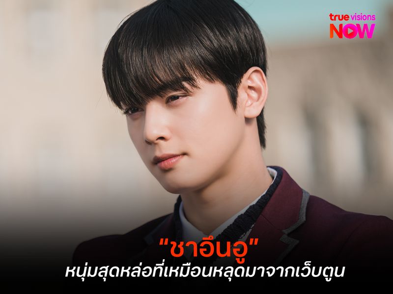 "ชาอึนอู" หนุ่มหล่อที่เหมือนหลุดมาจากเว็บตูน