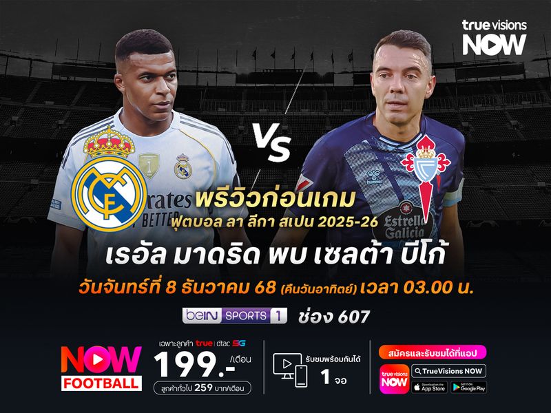 ราชันชุดขาวกำลังมั่นใจ น่าเปิดรังทุบ เซลต้า บีโก้ ได้ไม่ยาก