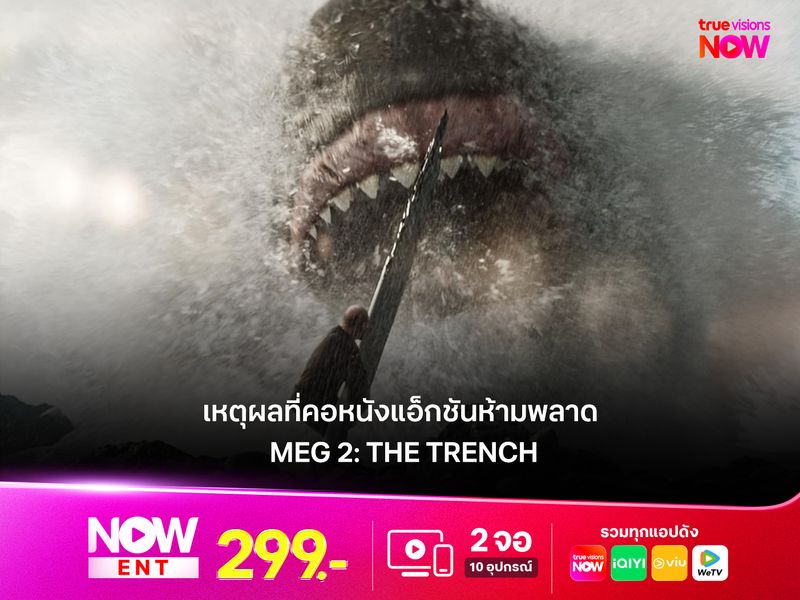 เหตุผลที่ห้ามพลาด MEG 2: THE TRENCH หนังฉลามยักษ์ภาคต่อที่มันส์และใหญ่กว่าเดิม